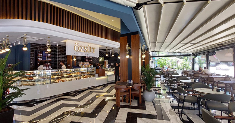 Özsüt İdealtepe cafe iç mekan fotoğrafı